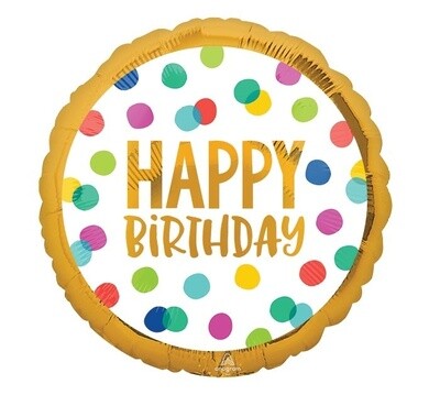 Foil Balloon-Happy Birthday-17&quot;