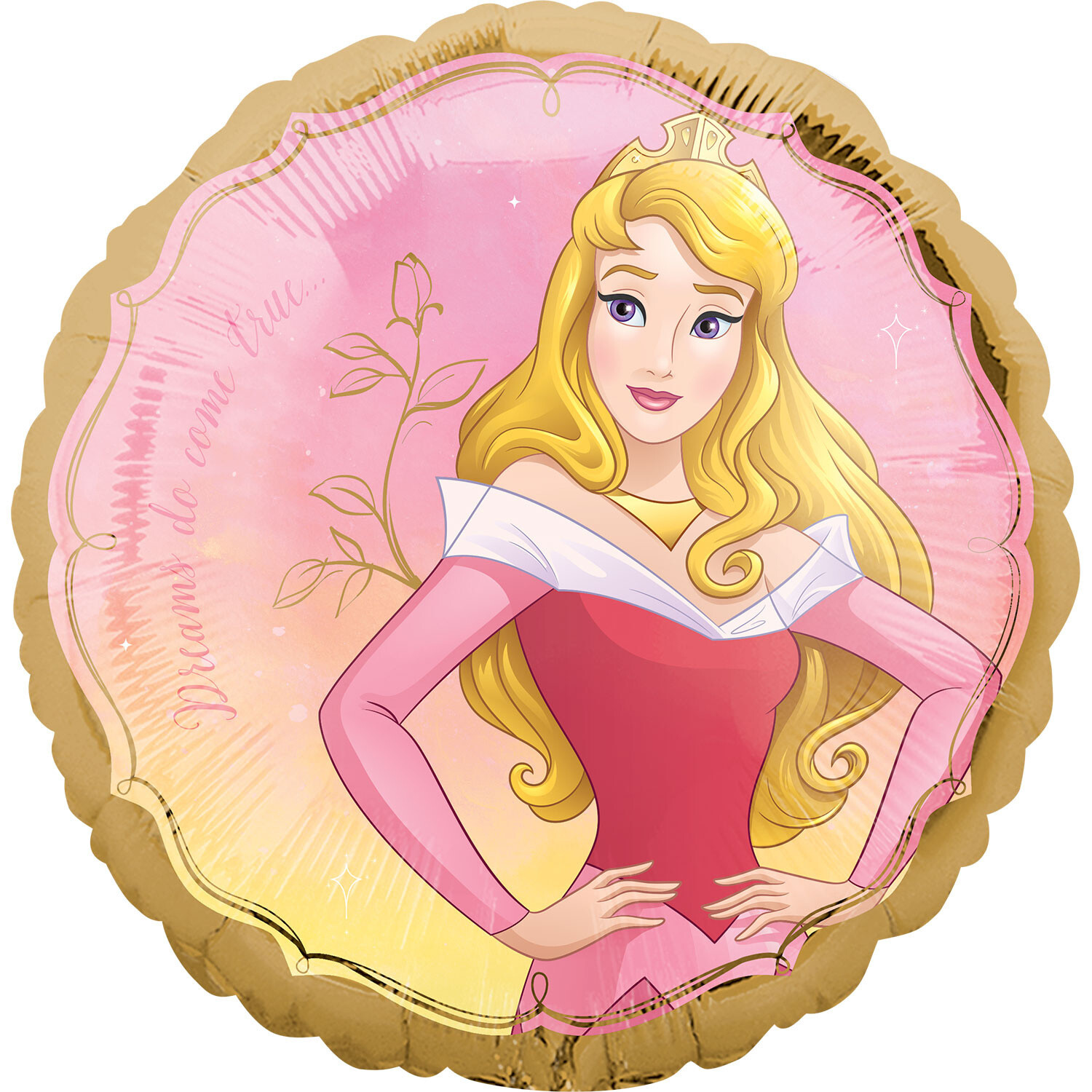 Foil Balloon - Aurora Once upon a time (Dreams do come true) - 18&quot;