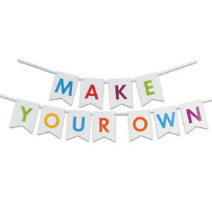 Banner-Make Your Own Letter Streamer Kit