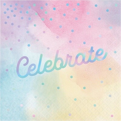 Luncheon Napkins-Celebrate-Iridescent