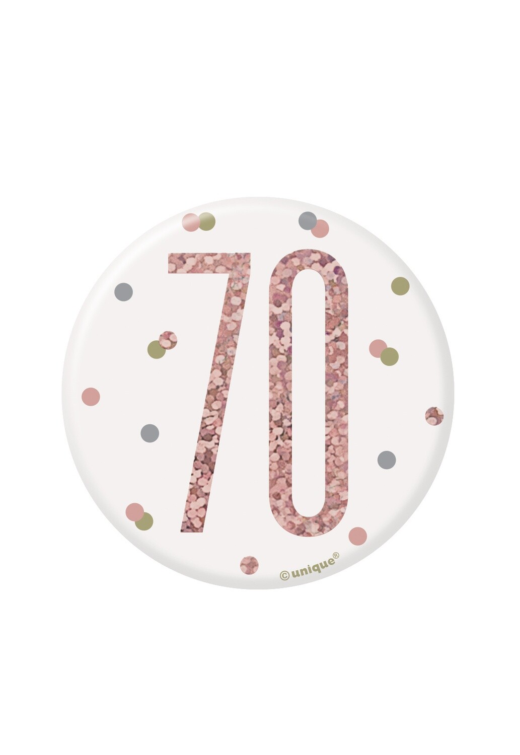 Badge- 70th Birthday