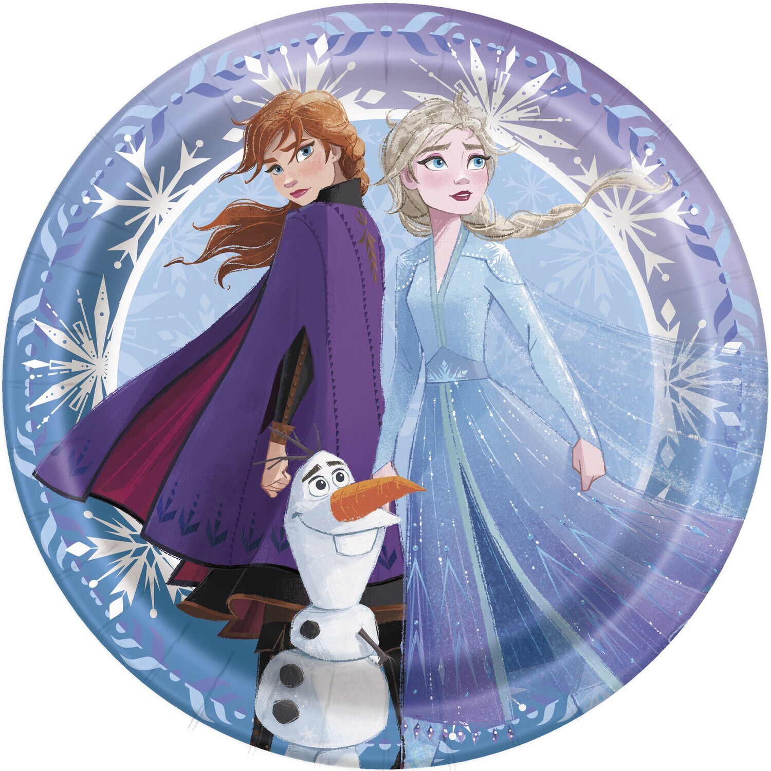 Beverage Paper Plates- Frozen II