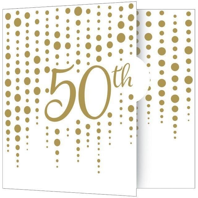Invitations-50th Anniversary-8pk