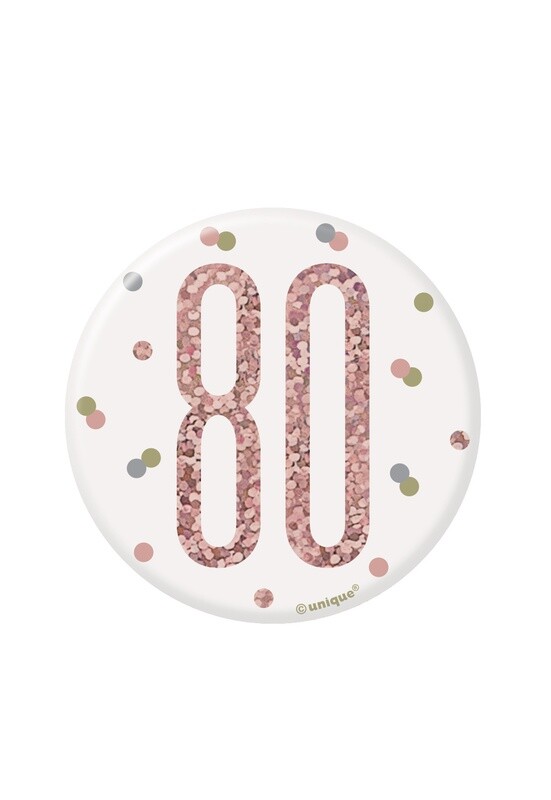 Badge- 80th Birthday