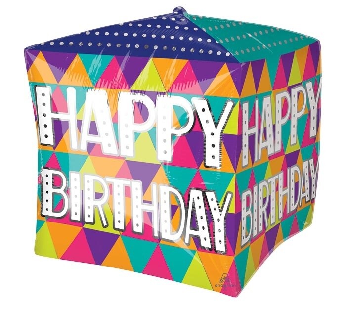Foil- Cubez/ Happy birthday