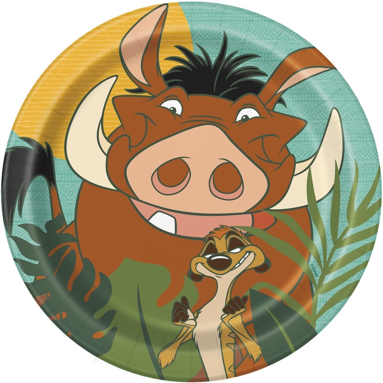 Beverage Paper Plates-Lion King-8pk-6 3/4&quot;