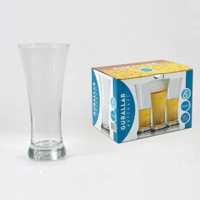 Sorgun - Gurallar 6 pc Beer Glasses