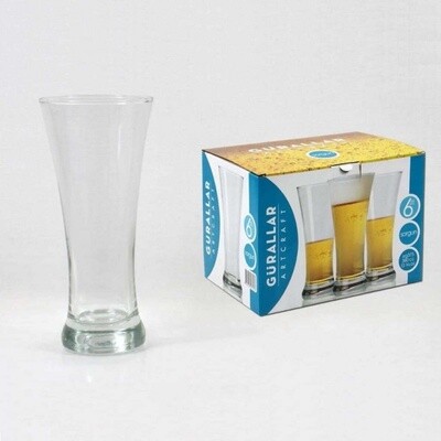 Sorgun - Gurallar 6 pc Beer Glasses
