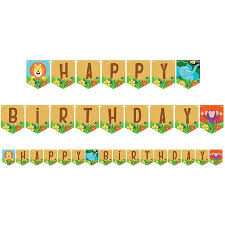 Shaped Ribbon Banner -Jungle Safari - 5.5ft x 6in