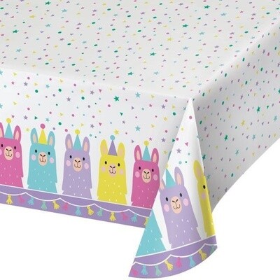 Tablecover - Llama Party - 54&quot; x 102&quot;