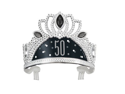 Tiara-50th Birthday-Glitz Black-1ct