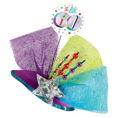 Hat Clip On - 60th - 1 pcs