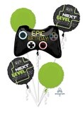 Foil Balloon - 5pc Bouquet - Epic Gaming Party