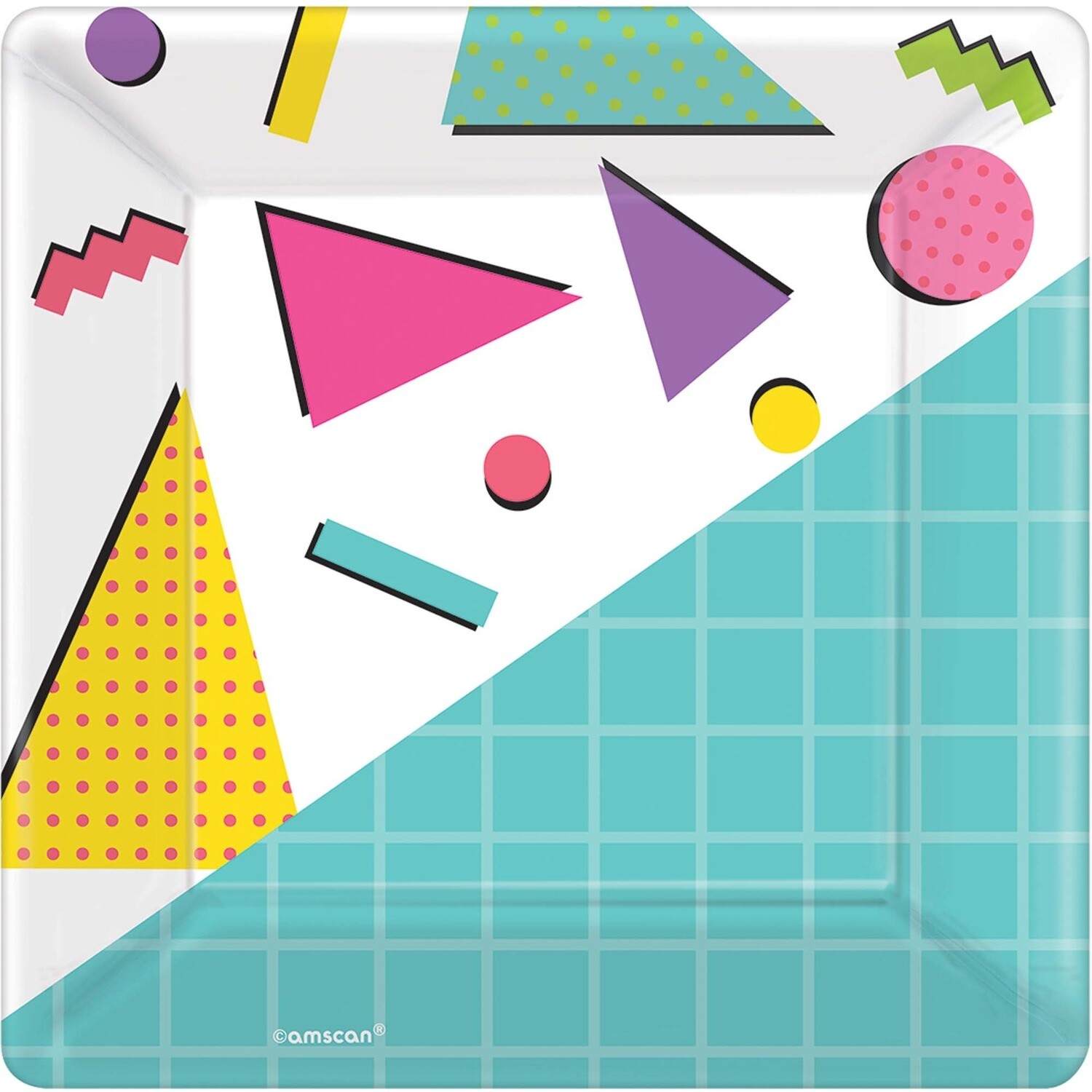 Beverage Paper Plates-Awesome Party
