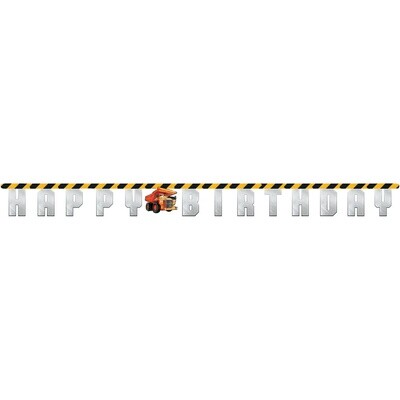 Jointed Banner - Big Dig Construction - 10ft
