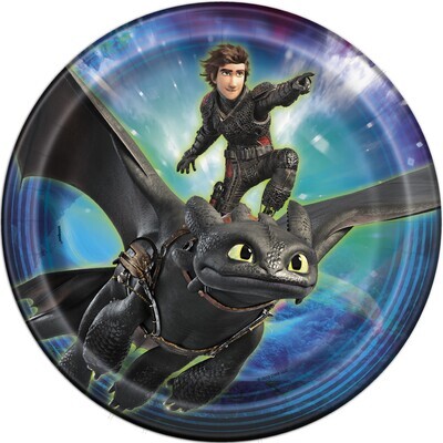 Plates - LN - How To Train Your Dragon: Hidden World - 8pk