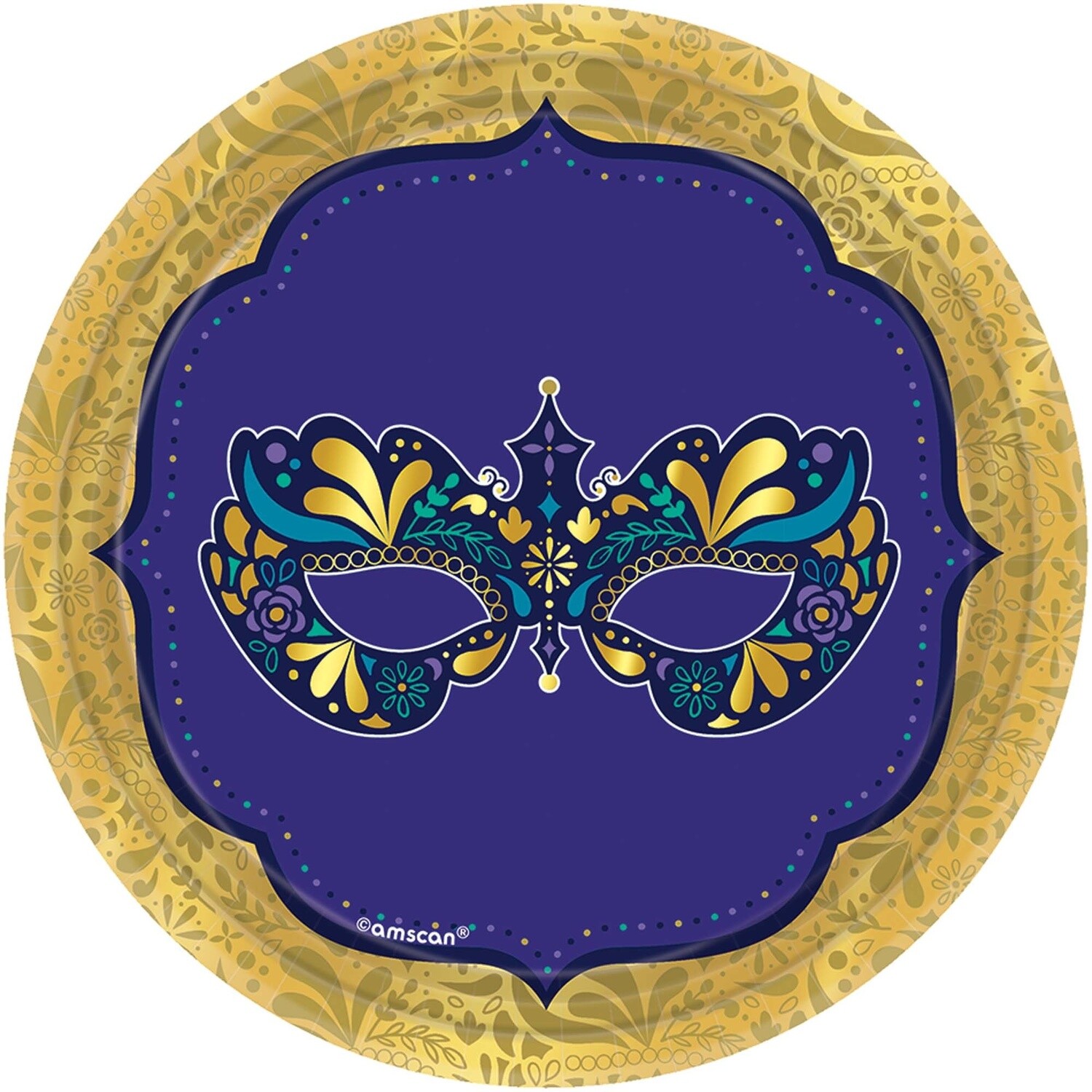 Beverage Paper Plates-Night in Disguise-8pk-7&quot;