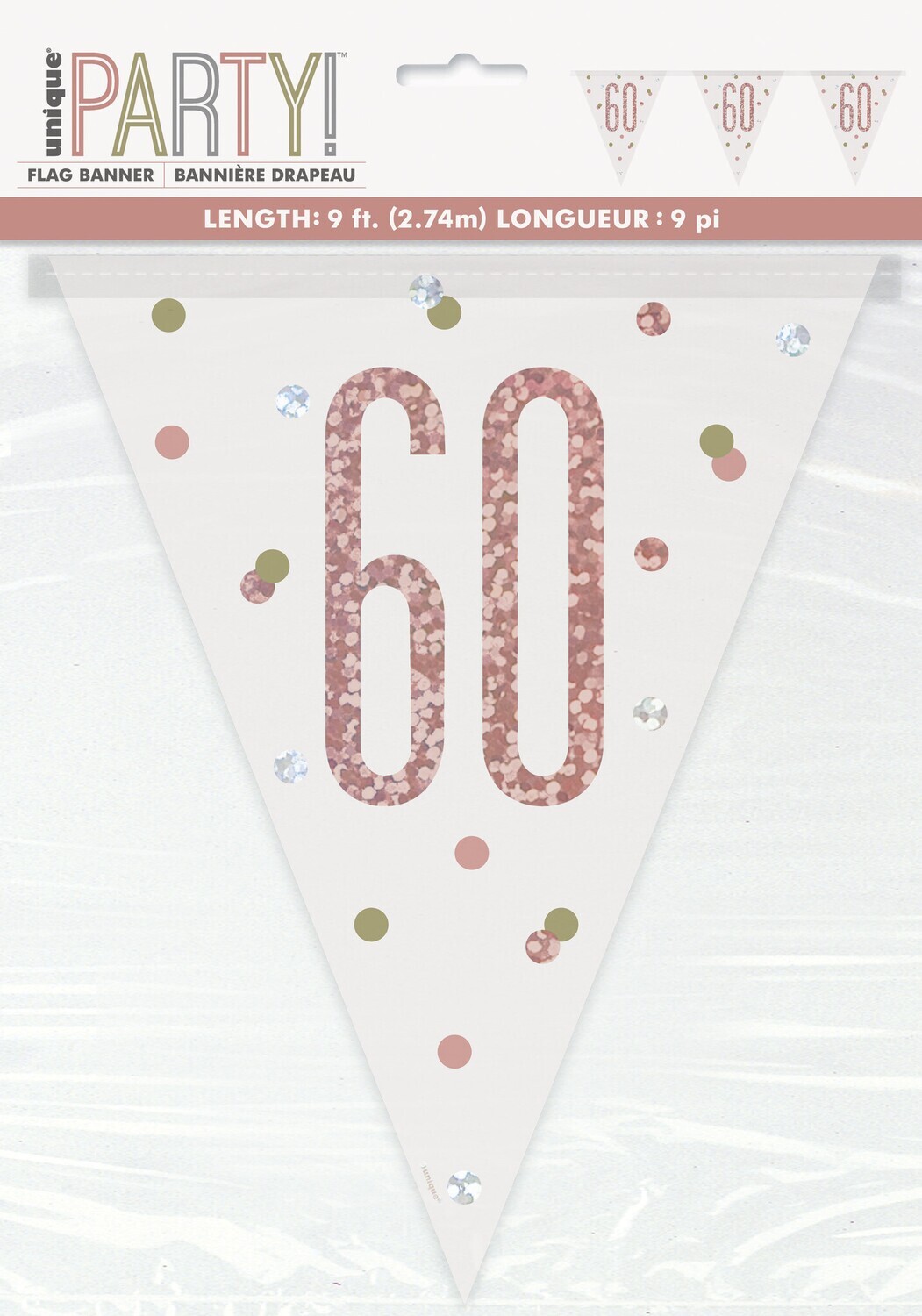 Pennant Banner-60th Birthday