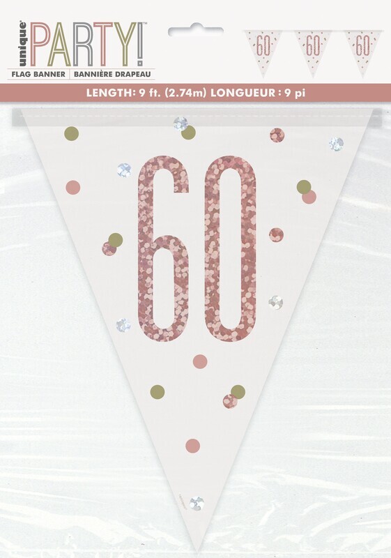 Pennant Banner-60th Birthday