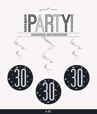 Hanging Decorations-30th Birthday