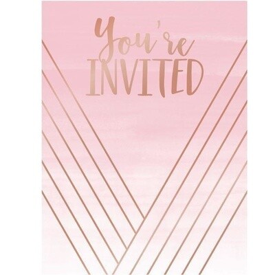 Invitations - Rose All Day / 8 Count