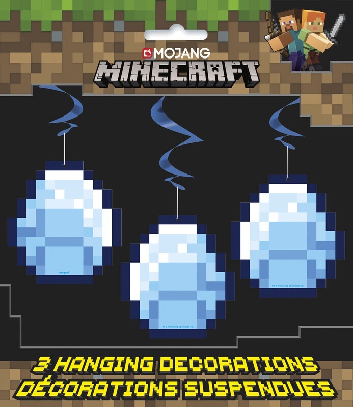 Hanging Decorations-Minecraft-3pk