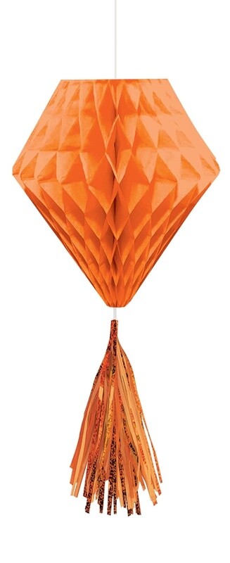 Hanging Decoration-Mini Honeycombs- Orange