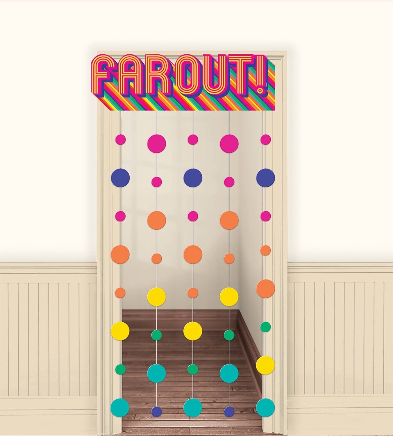 Doorway Curtain- Good Vibes