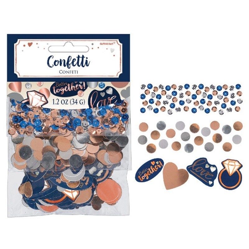 Confetti-Navy Bride-34g-1.2 OZ
