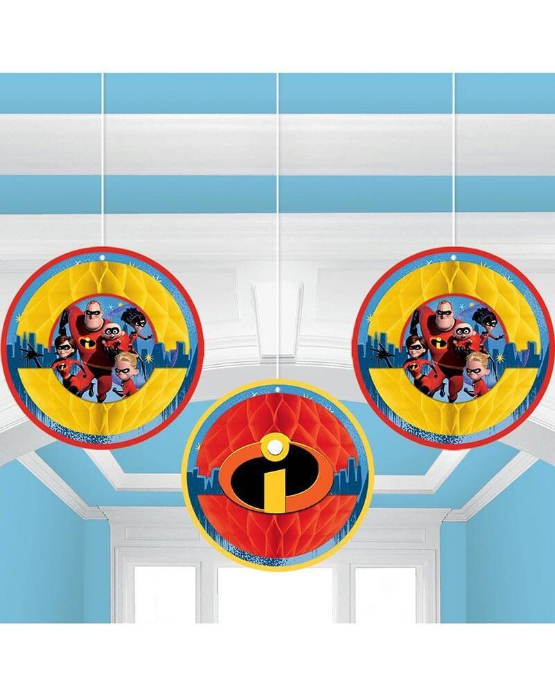 Honeycomb Decoration-Incredibles 2-3pcs