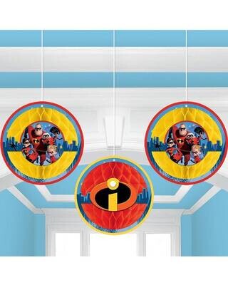 Honeycomb Decoration-Incredibles 2-3pcs