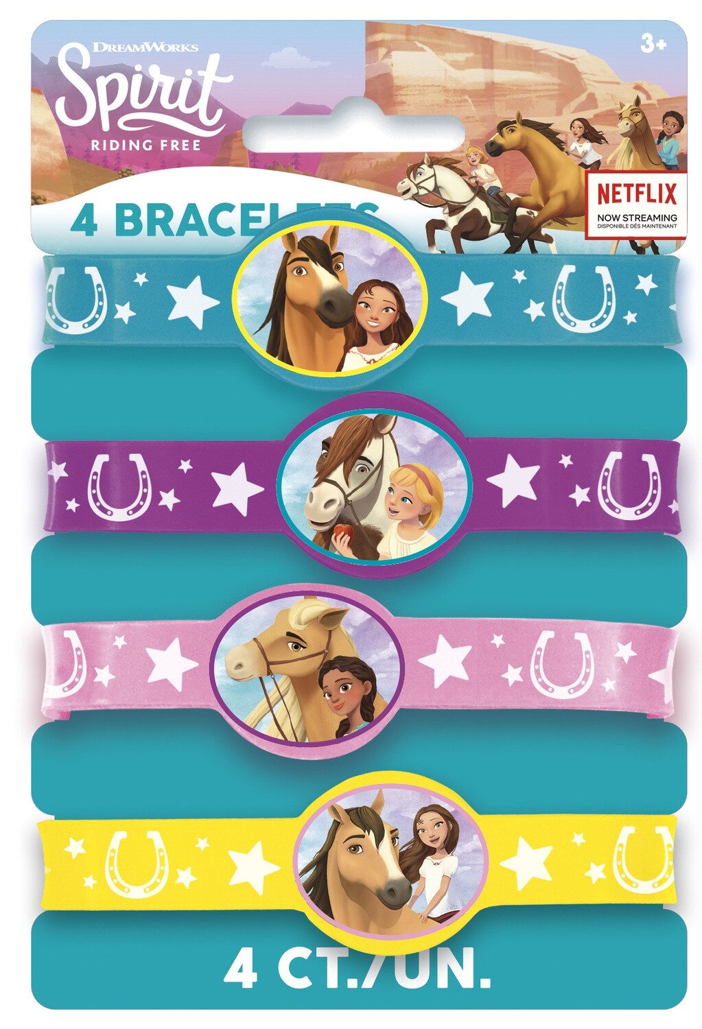 Bracelets-Spirit Riding Free-4pk