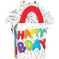 Balloon Weight - happy bday