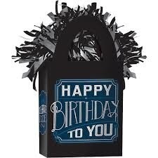 Balloon Weight - happy birthday