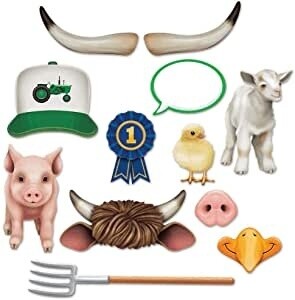 Photo Signs - Farm - 12pcs