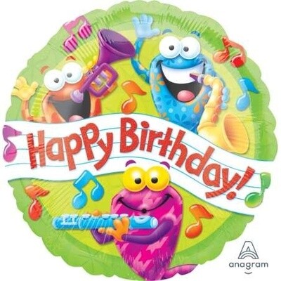 Foil Balloon - Trend Frogtastic HBD - 18&quot;