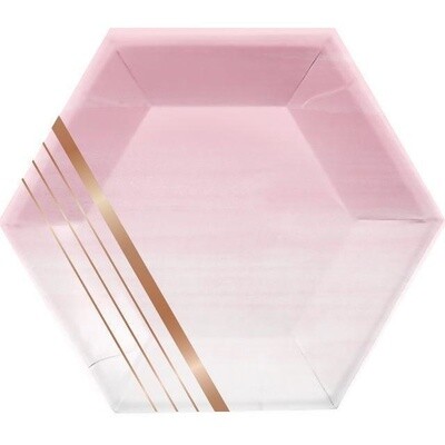 Luncheon Paper Plates-Rose All Day-8pk-9&quot;