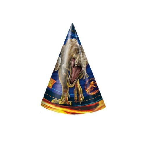 Hats - Jurassic World - Paper - 8pk