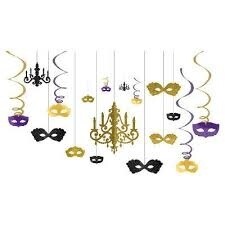 Chandelier Decorating Kit-Glitter-Night in Disguise-17pcs