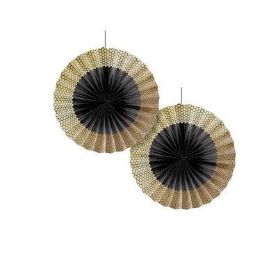 Paper Fans-Sequin-2pk