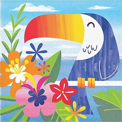 Napkins - LN - Lush Luau - 16pkg - 2ply