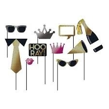 Photo Booth Props - Sequin - 10pcs