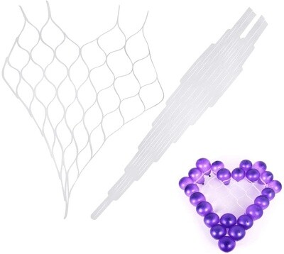 Balloon Holder - Heart Shape Grid