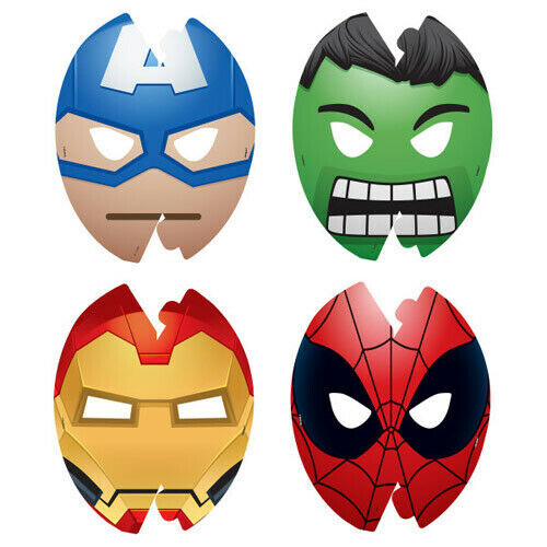 Masks - Marvel Emoticon - 8pk
