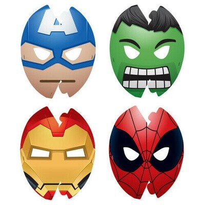 Masks - Marvel Emoticon - 8pk