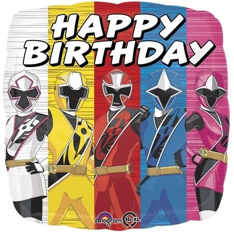 Foil Balloon - Power Rangers/18&quot;