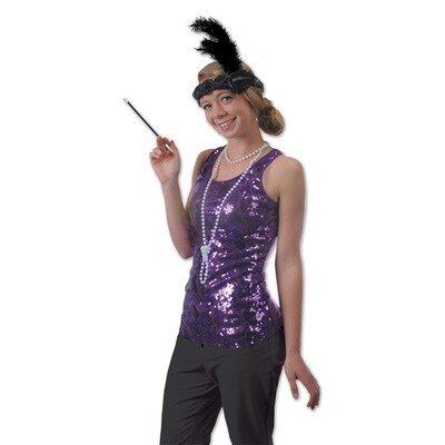 Costume Accesssories-Flapper Headband with beads-1 Piece