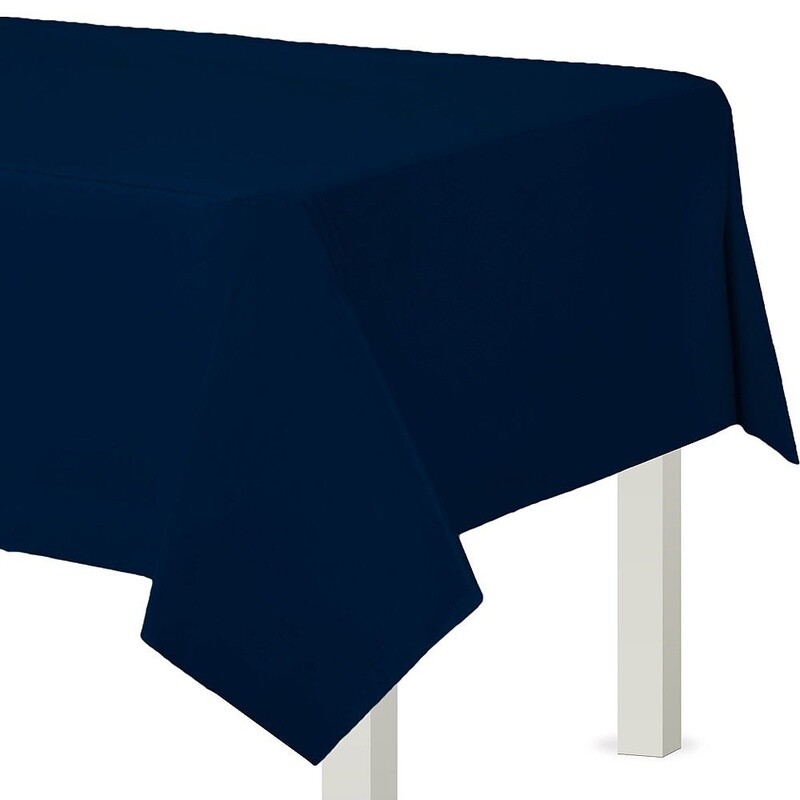 Tablecover-True Navy-Rectangular-Plastic-54&quot; x 108&quot;