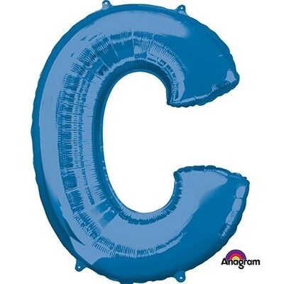 Foil Balloon-#C-Blue-34&quot;