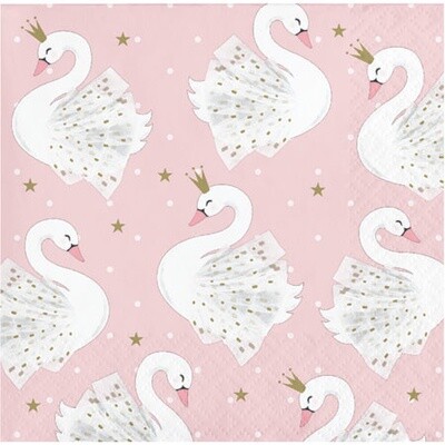 Bev Napkins-Stylish Swan Party